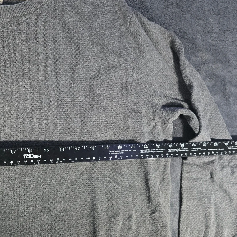 Men's Goodfellow & Co Gray Crew Neck Long Sleeve Knit Sweater XL‎